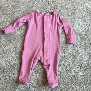Magnetic Me Mauve Ribbed Footie